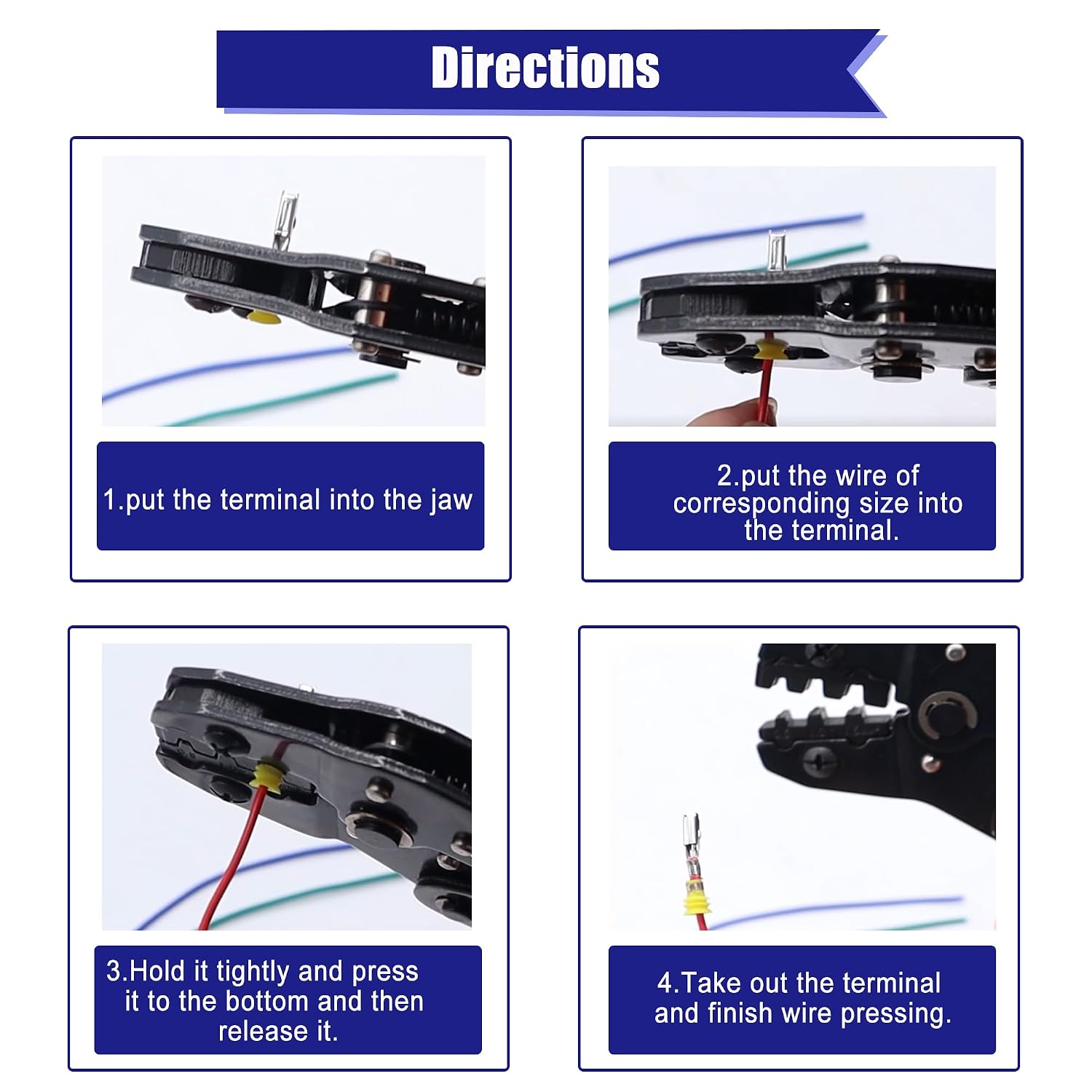 535PCS 26Type Pin Connectors Kit,Car Electrical Wire Pins 1/1.5/1.8/2.2/2.8/3.5mm Automotive Pin Connectors Kit Wire Removal Non-Insulated Plug Male Female Crimp