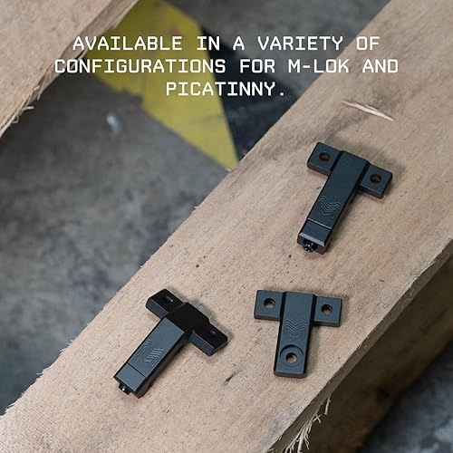 Miniatura 5 de Monstrum Serie Scout Light Mount  Compatible con Surefire M300M600 SeriesStreamlight Protac Series  Picatinny delgado de 45 grados de compensación