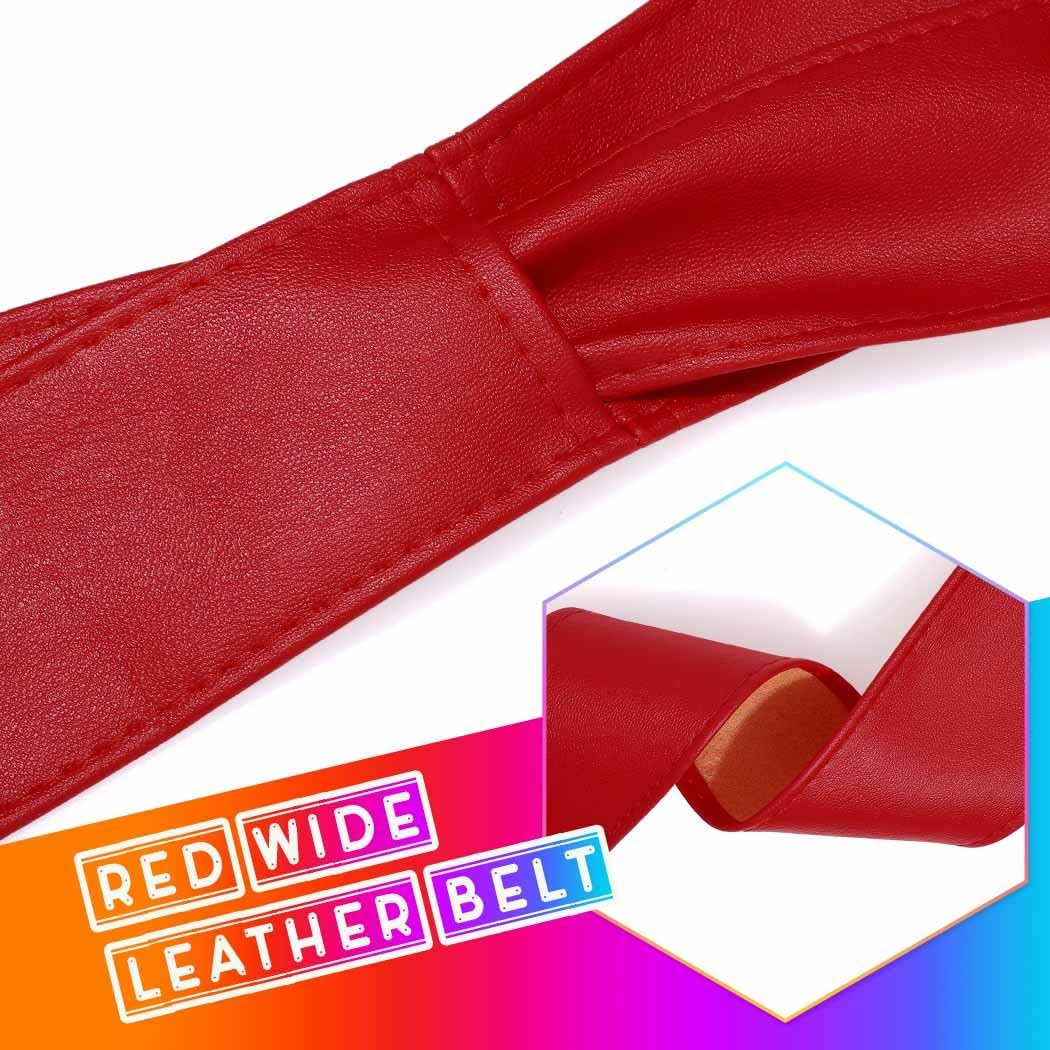 COSYDAYS Obi Waist Belt Black Wide Leather Corset Belt Fashion Wrap Waistband Accessories for Women - Image 6