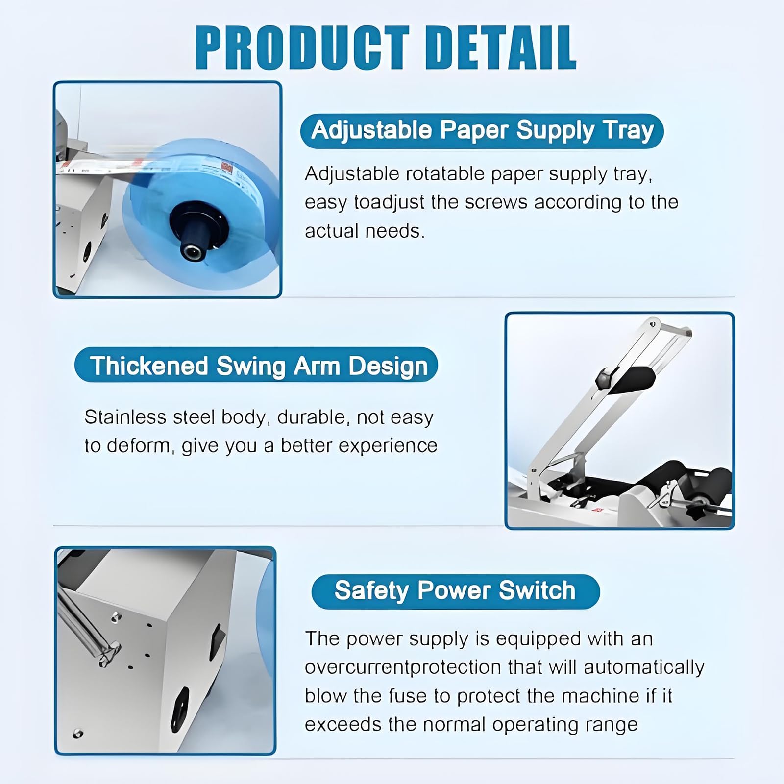 Etichettatrice semiautomatica per bottiglie rotonde, etichettatrice manuale per contenitori, diametro 15-120 mm, 20-40 pezzi/min, per cosmetici bevande alimentari