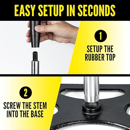 Miniatura 7 de Camiseta de bateo de 5 posiciones, camiseta de béisbol de altura ajustable de 24 a 46 pulgadas con 2 partes superiores de goma, poste de aluminio,