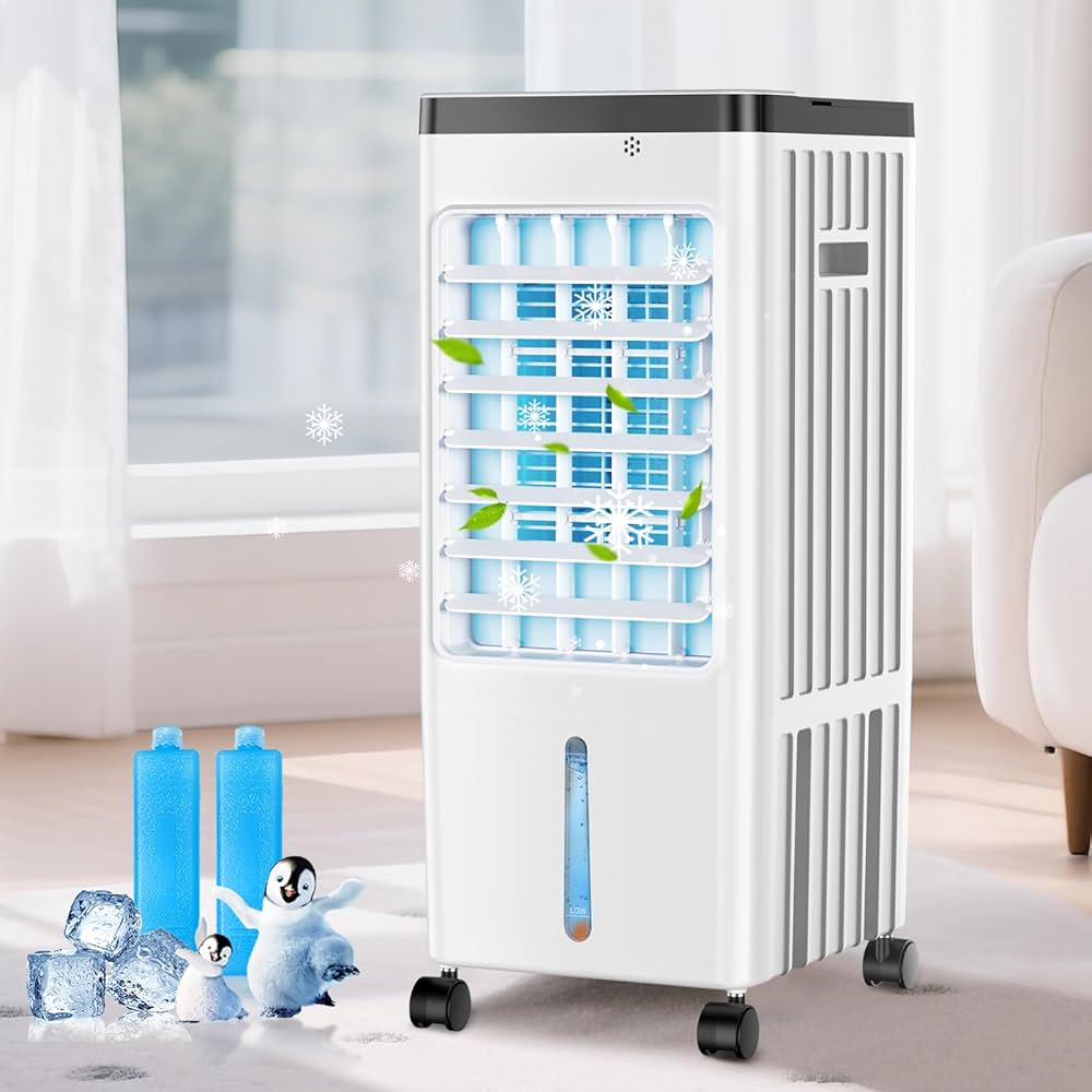 冷風機　スポットクーラー　ポータブルクーラー　大容量8L キャスター付　猛暑対策 冷風機 スポットクーラー ポータブルクーラー 大容量8L