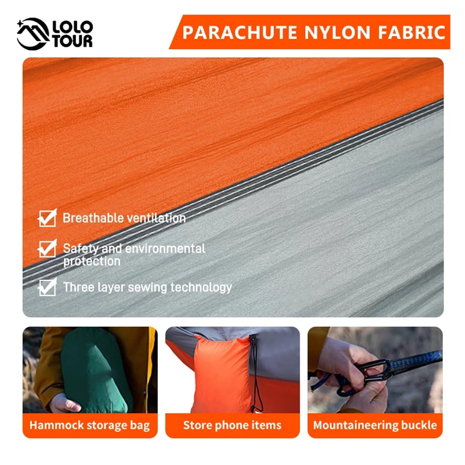 Hamac D‘ExtéRieur 220x100cm Parachute Hamac 1 Personne Portable Survie Nylon Hamac for Voyage Camping randonnée Aventure Plage Vacances 214 (Color : 9)