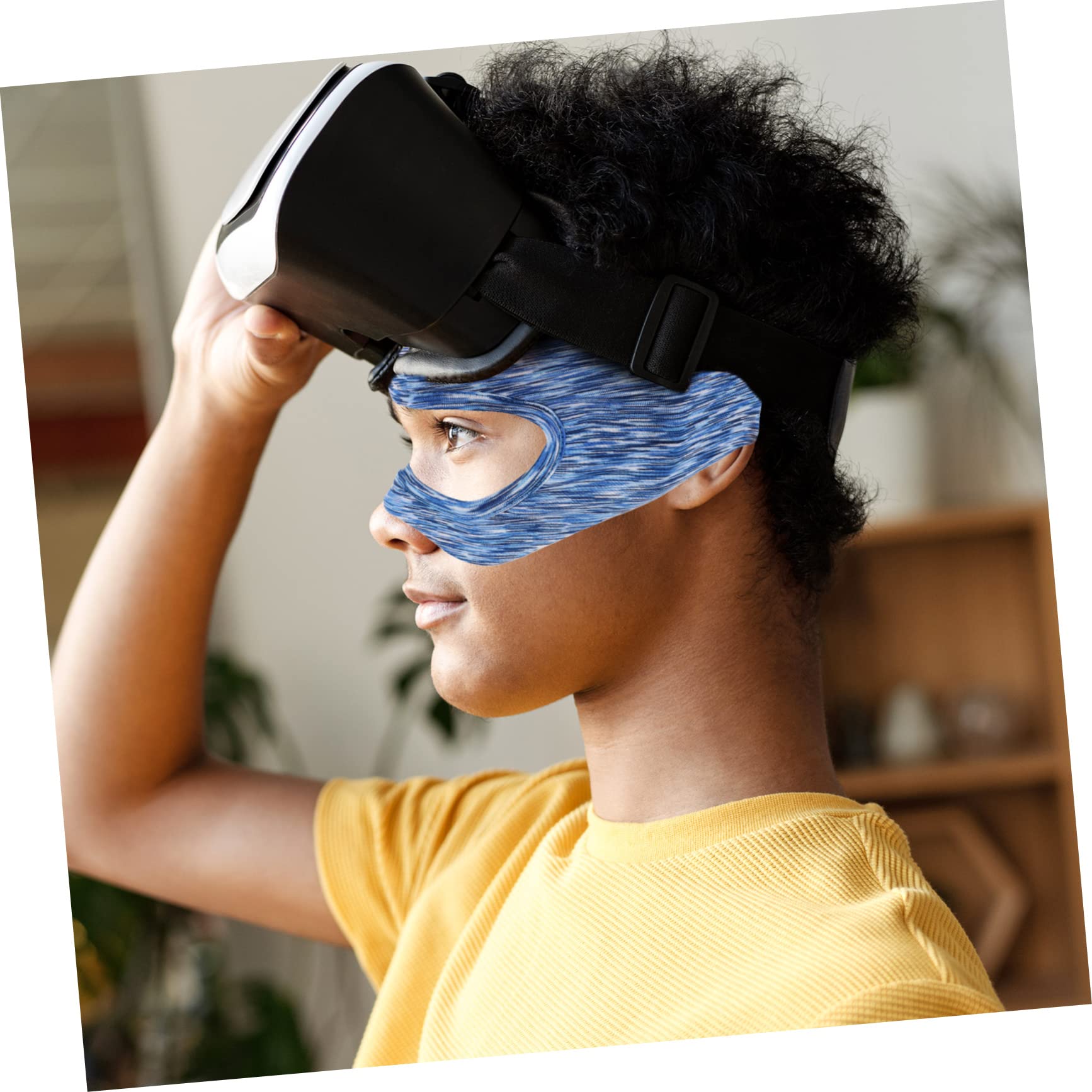 5piezas De VR Lavable Cubierta Elástica Acolchado Antitranspirante para Gafas VR Accesorio Compatible Headsets De Virtual