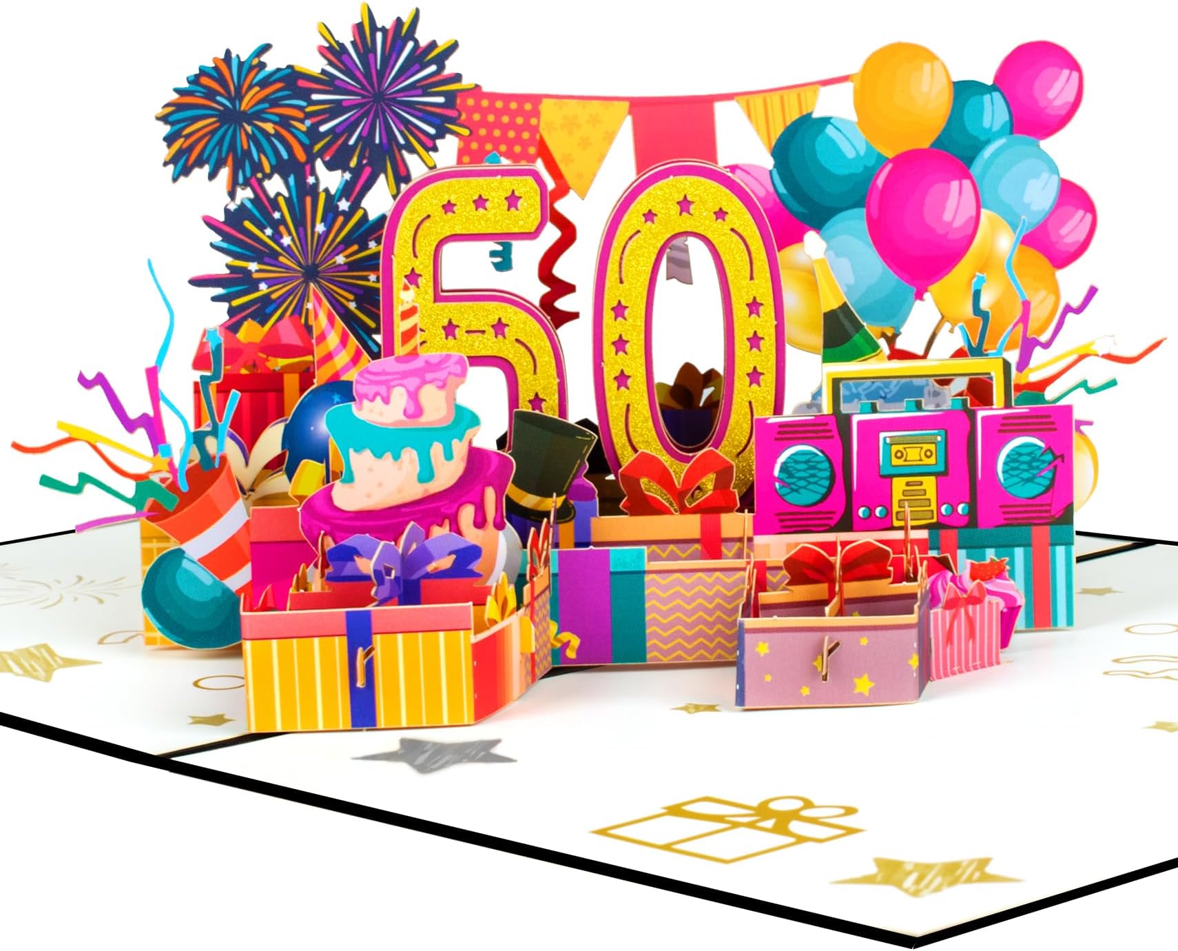 60th Birthday Pop Up Cards for Women or Men,Happy 60th Birthday Card for Her, Him, Funny 3D Greeting Cards Gifts for Sister, Mom, Friend,Wife