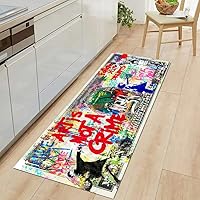 Vista 23 de Alfombra fresca de águila calva, color rojo oscuro y dorado, alfombra de 100 dólares, alfombra de pasillo para lavandería, cocina, alfombras