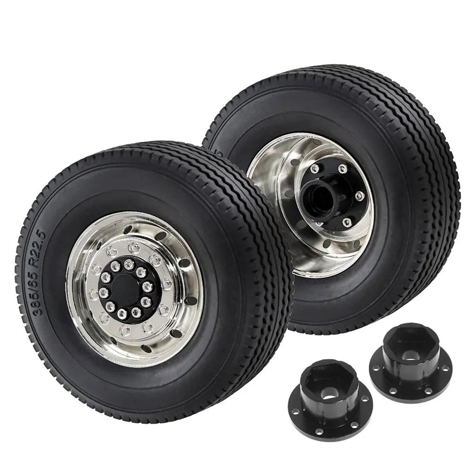 Für Tamiya 1/14 Metallfelgen-Reifen-Set Upgrade-Teile RC Truck Für Universal-Modellautos Modifikation Ersatzteile RC-Teile