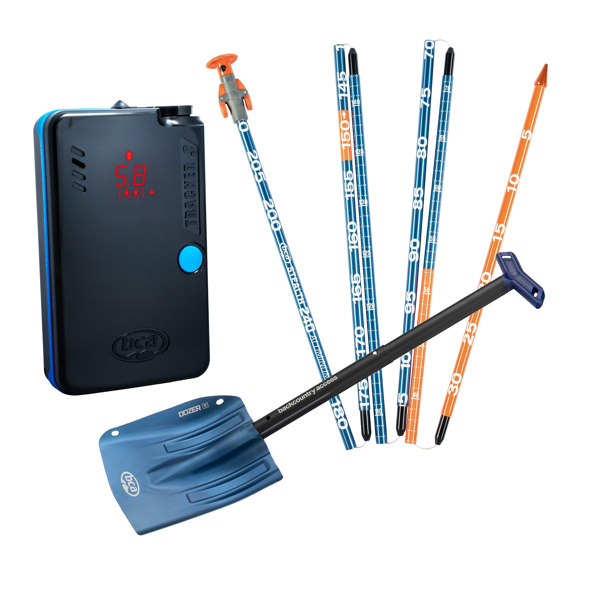 K2 BCA Lawinen-Rettungs-Set TS Rescue Package Set, Black, 23G0109