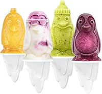 Vista 9 de Tovolo - Moldes para paletas heladas, motivo yeti, Dino, Blanco