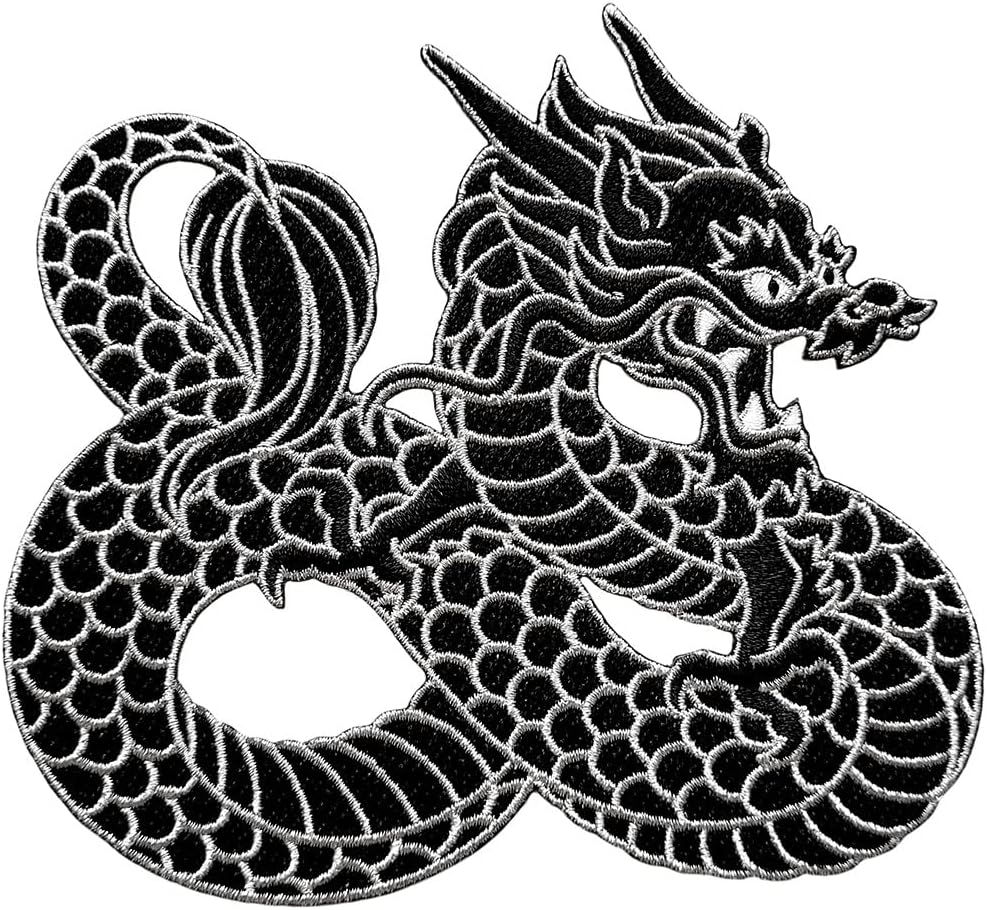 Dragon Brodé Iron-On Patch Embroidery Applique Par 1 Pc - France - Foto 8