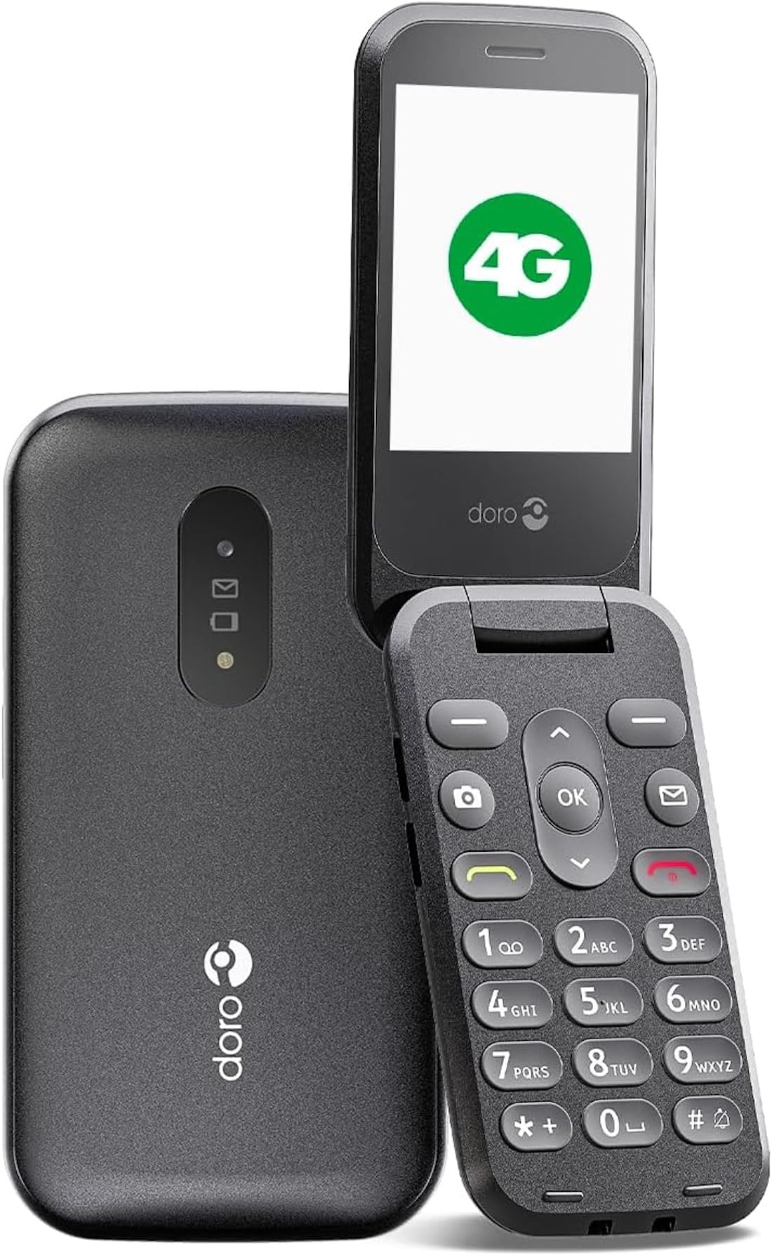 Doro 2800 4G unlocked basic mobile phone for seniors with loud and clear soun...