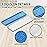 AmaVins 9 Pack Microfiber Cleaning Pads for Bona Mop, Reusable Microfiber Mop Pads for 18 Inch Mop, Hardwood Floor Replacement Cleaning Mop Pads, Machine Washes