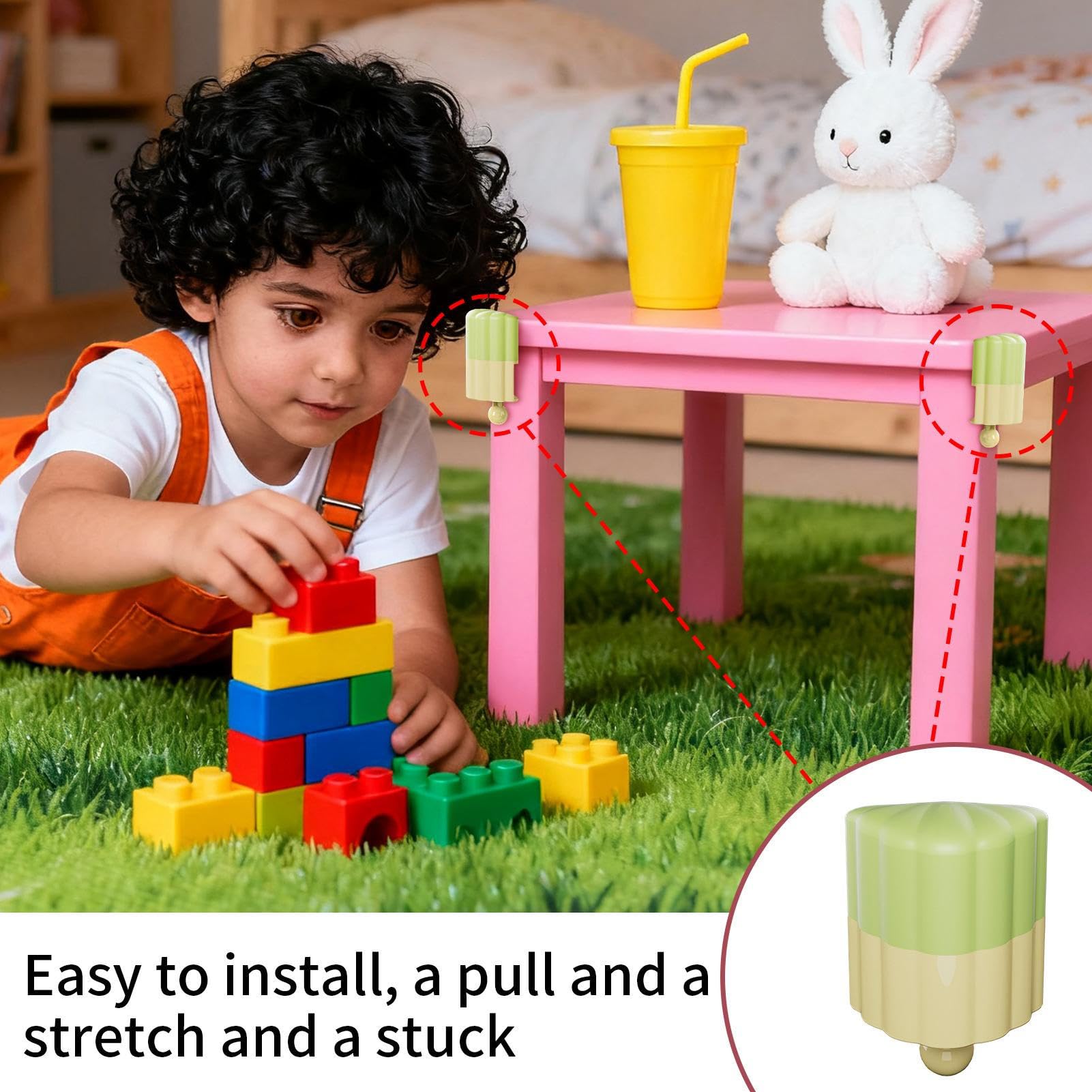Proteggi Angoli Tavolo Silicone Morbido Antiscivolo Sicurezza Bambini | Copriangolo Decorativo Per Tavolo Per Scrivania, Mobili, Camera Bambini, Sala Giochi, Soggiorno