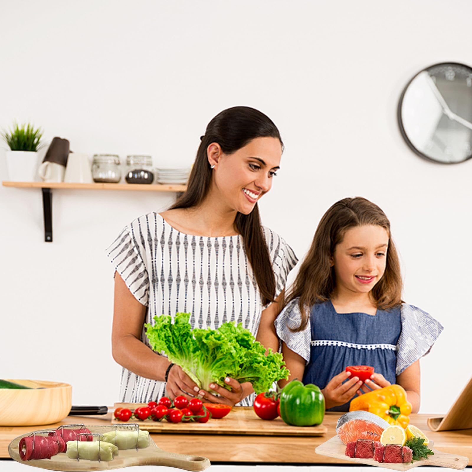 Accessoire Roulade Viande 11cm Aiguilles à Roulade Van Henry - Lot De 50 En Acier Inoxydable 11cm, Lavables Au Lave-vaisselle Lot 50 Aiguilles Acier Inox