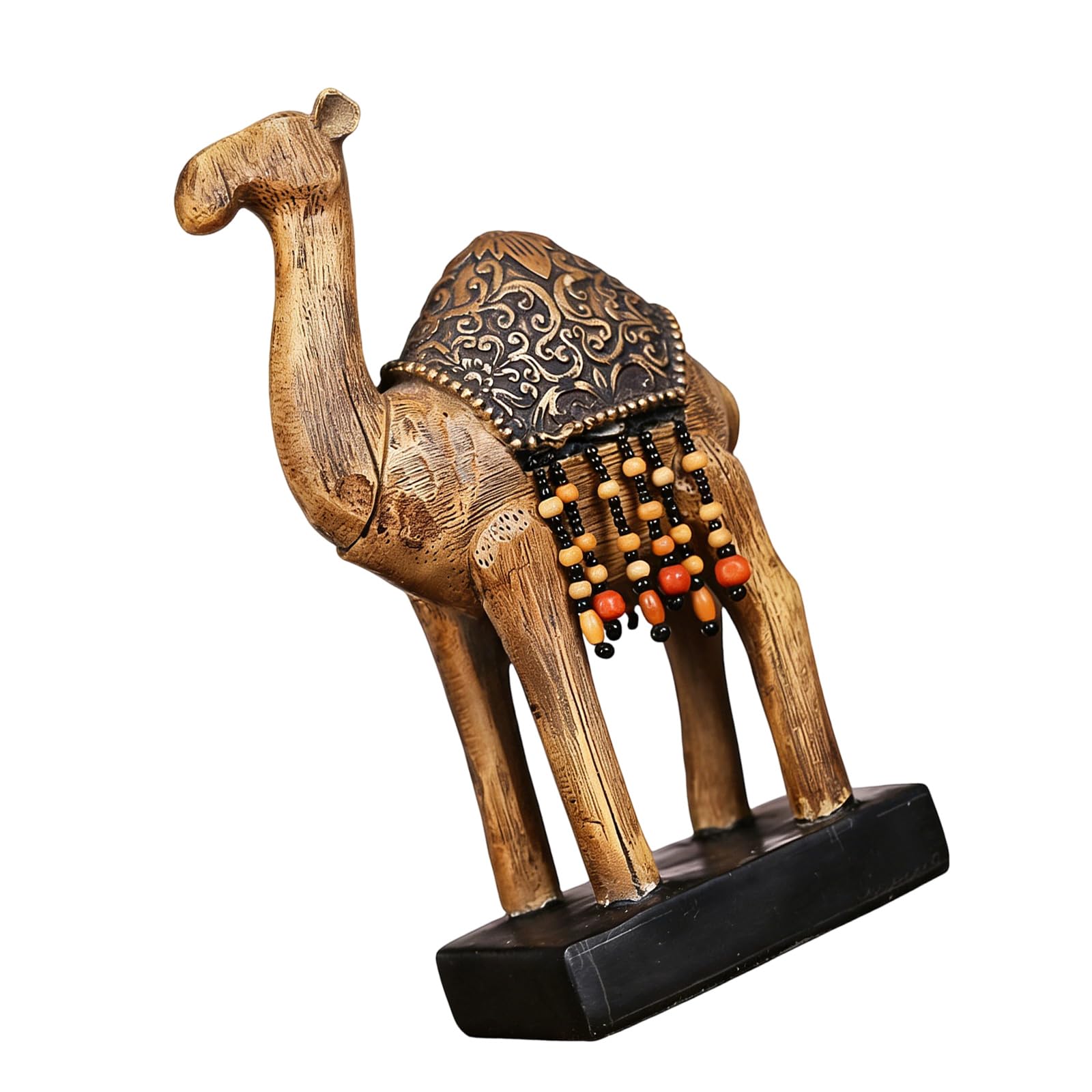 Sculptures d'animaux figurines de chameaux décors en résine de collection