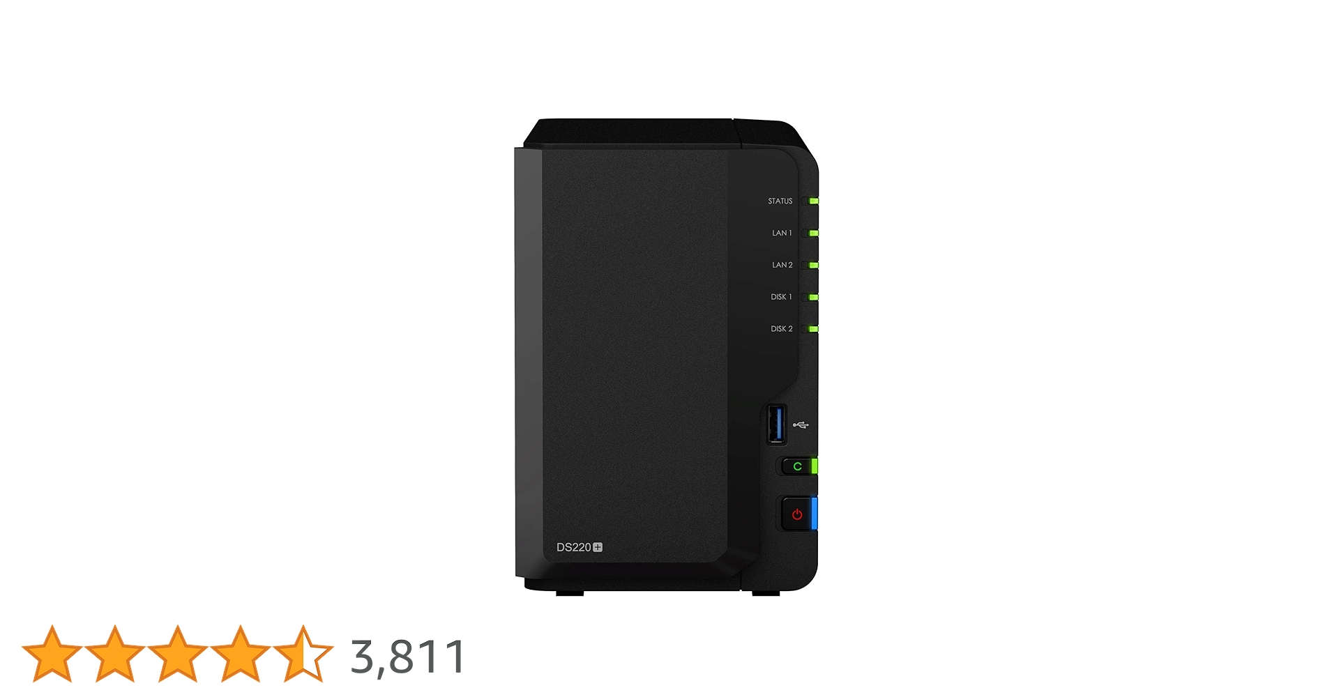 Amazon.co.jp: Synology NASキット 2ベイ DS220+ デュアルコアCPU 2GB