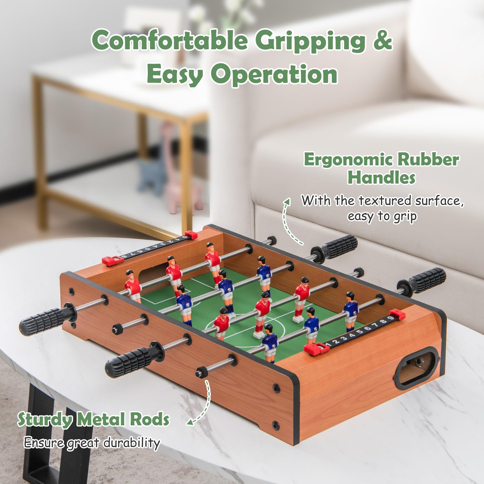 Amazon.com : Goplus Foosball Table, 20 Inch Mini Tabletop Soccer
