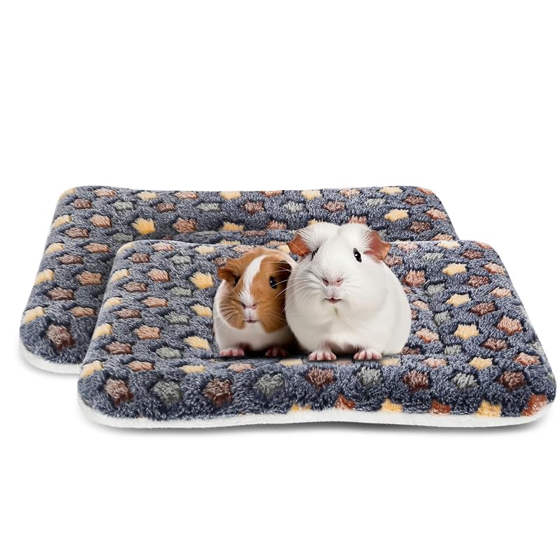 Cama para Pequenos Animais ARCTIC EAGLE em Fleece de Coral, Lavável, 33 x 25,4 cm, Pacote com 2
