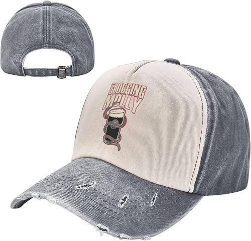 Mans - Gorra de béisbol para mujer, estilo vintage, lavada, desgastada, para festival de música