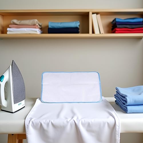 3 piezas de almohadilla protectora de malla que ahorra quemadura, paño de malla, no se derrite para un fácil planchado y protección, 16 x 24