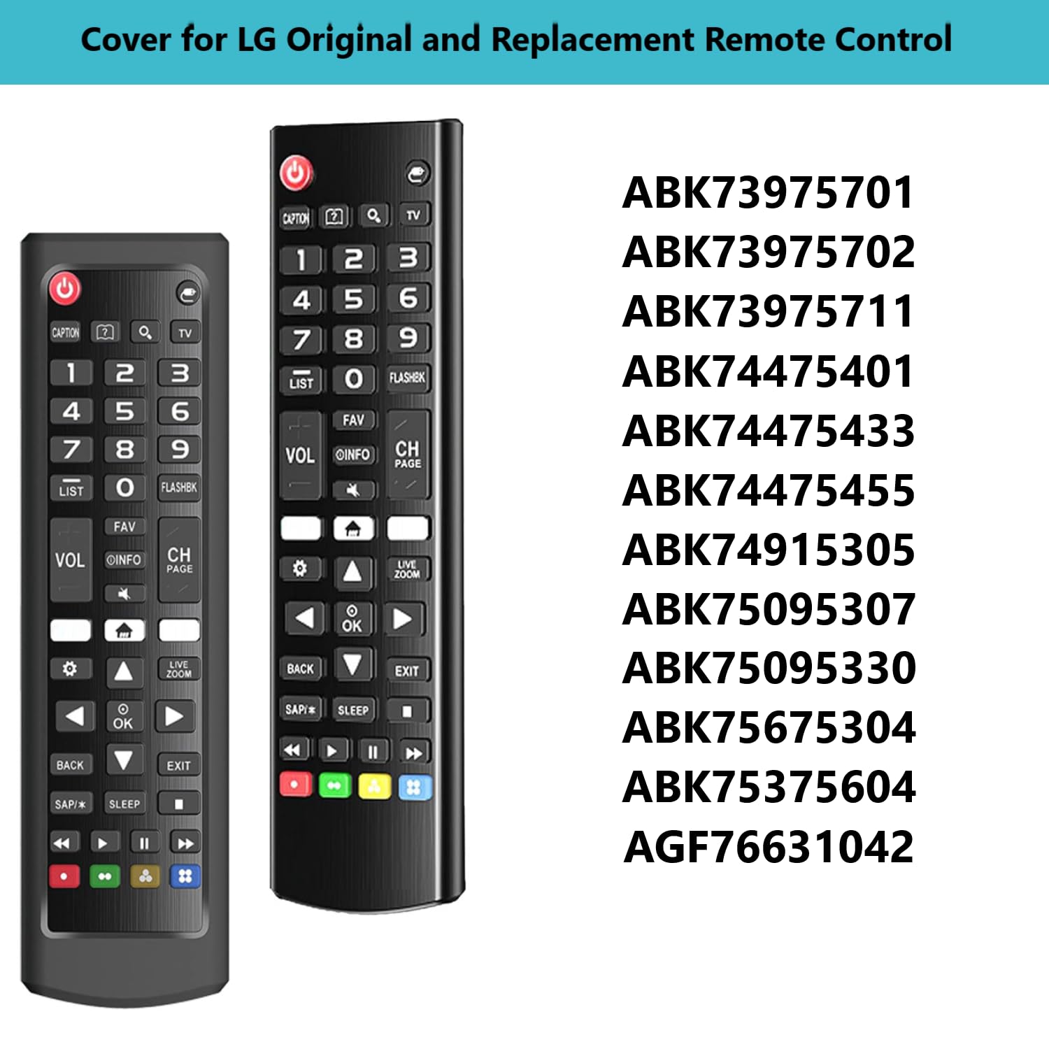 LG TV Remote Cover, Silicone Protective Case for AKB75095307 AKB75375604 AKB74915305, Anti-Slip Skin Sleeve for LCD LED HDTV 3D 4K OLED - Image 4