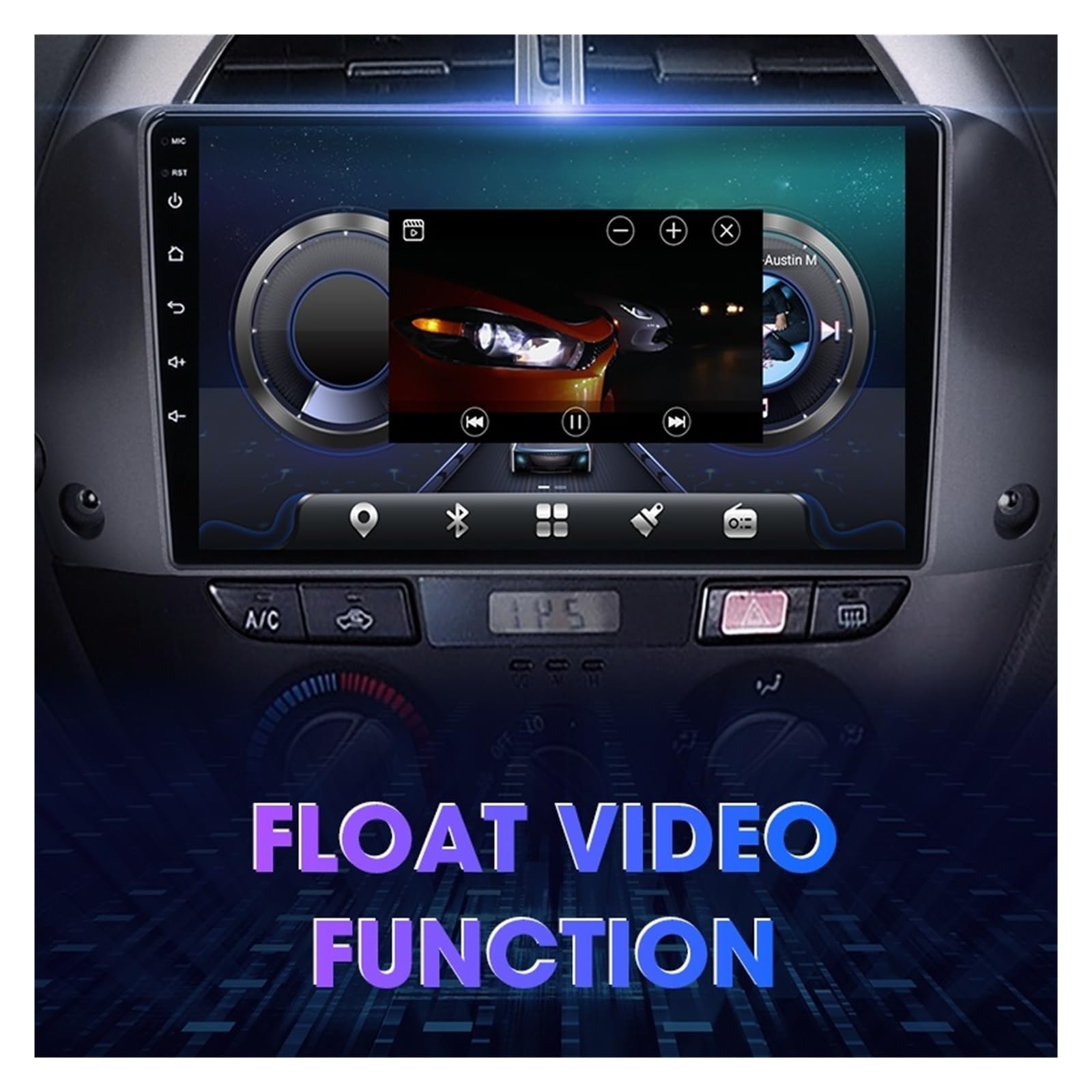 Radio Samochodowe Multimedialny Odtwarzacz Wideo Nawigacja GPS łAtwa Instalacja(T4Plus-ADAS DVR)