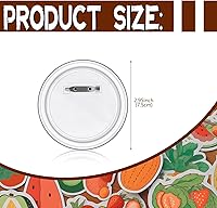 Vista 2 de 16 Pack Acrylic Button Pin Badge 3 Inch Clear Plastic Craft Button with Pin Round Picture Photo Buttons Blank Pin Buttons for Crafts Supplies