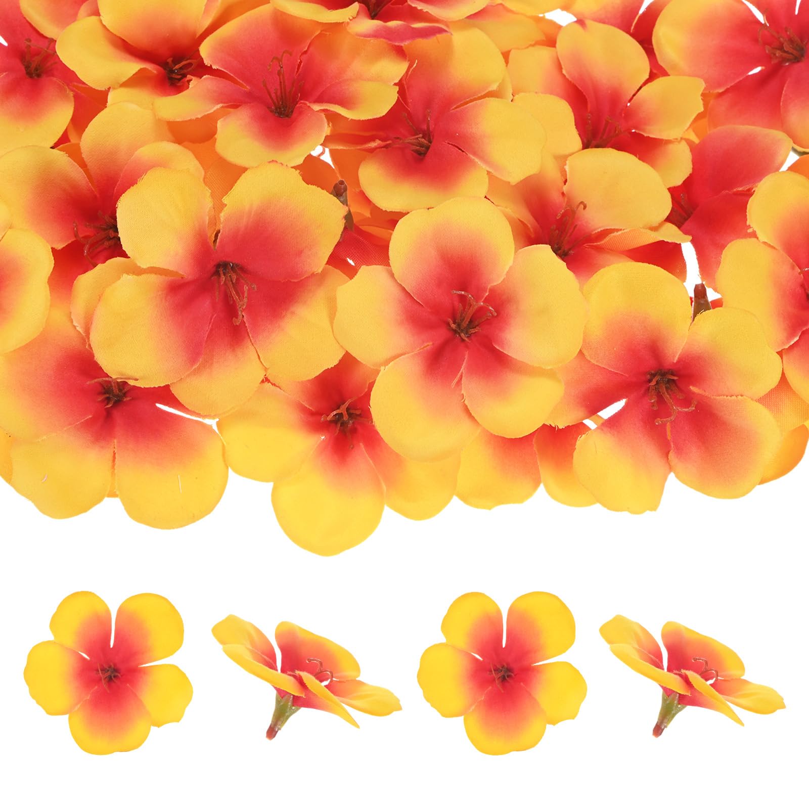 M METERXITY 100-Pack Artificial Orchid Flower Heads