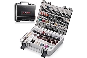 Rotary Tool Accessories Kit: 420Pcs with 1/8" Shanks by PHALANX