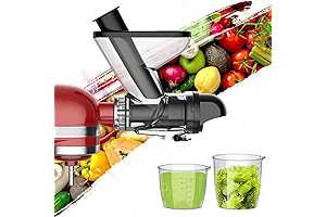 Masticating Juicer Attachment for KitchenAid Mixer: Extract Maximum Nutrients and Preserve Vibrant Flavors