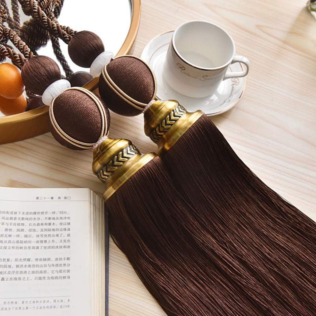 Curtain Ties for Drapes,European Retro Tassel Window Hanging Balls Exquisite Bead Decoration Drapery Holdback