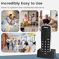 Vista 7 de Intercomunicadores inalámbricos para el hogar, 1 milla de largo alcance para la oficina de negocios, sistema de comunicación de habitación a
