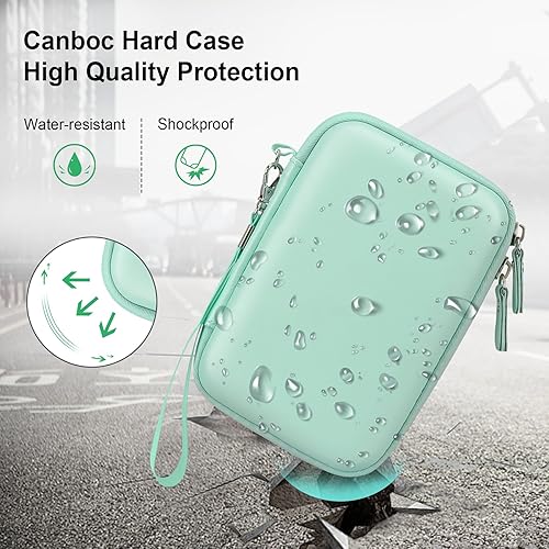 Vista 33 de Canboc Funda rígida para impresora Fujifilm Instax Mini Link 3/Fujifilm Instax Mini Link 2/Instax Mini Link para smartphone, bolsillo de malla