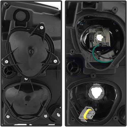 Miniatura 5 de ACANII - Para 2008-2013 Cadillac CTS faros halógenos faros reemplazo lado conductor + pasajero