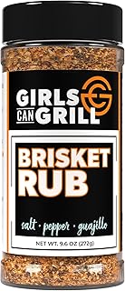 Girls Can Grill Brisket Rub | Award Winning Barbecue Seasoning for Brisket, Steak, Burgers, Beef | 9.6 oz