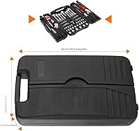 Vista 2 de TLGREEN Juego de herramientas de 95 piezas, kit de herramientas, juego de herramientas mecánicas, caja de herramientas portátil con llave ajustable