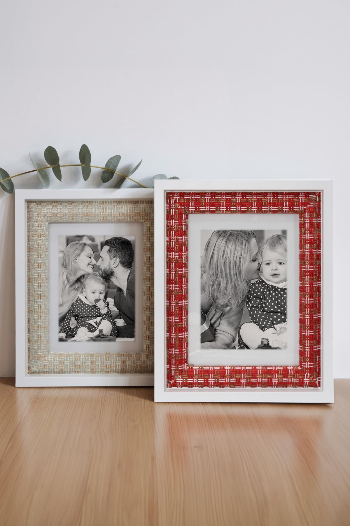 Emores Ahşap Resim Çerçevesi 2'li Set Halinde 13 x 18 cm boyutunda
