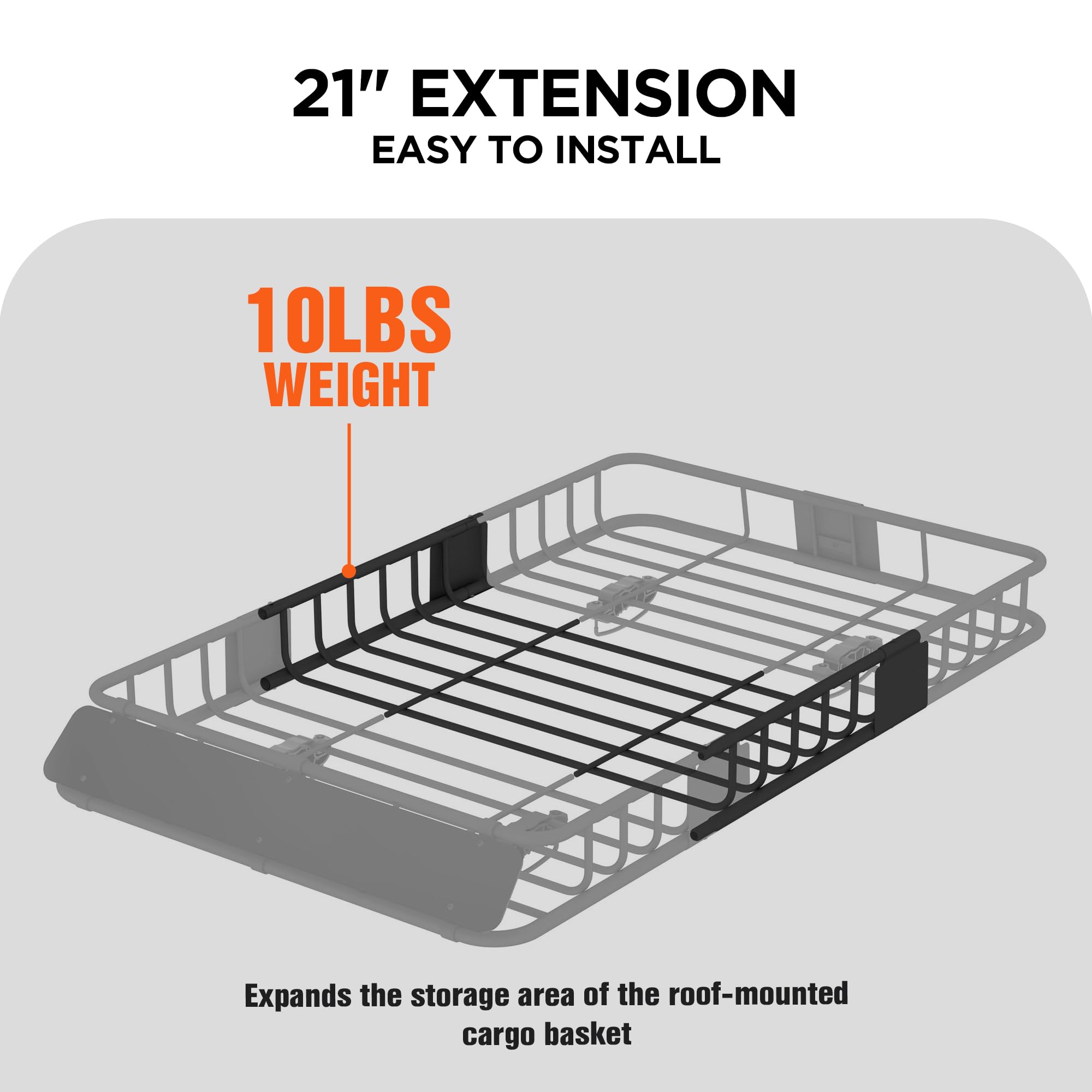 Rockland Roof Basket Extension, 21