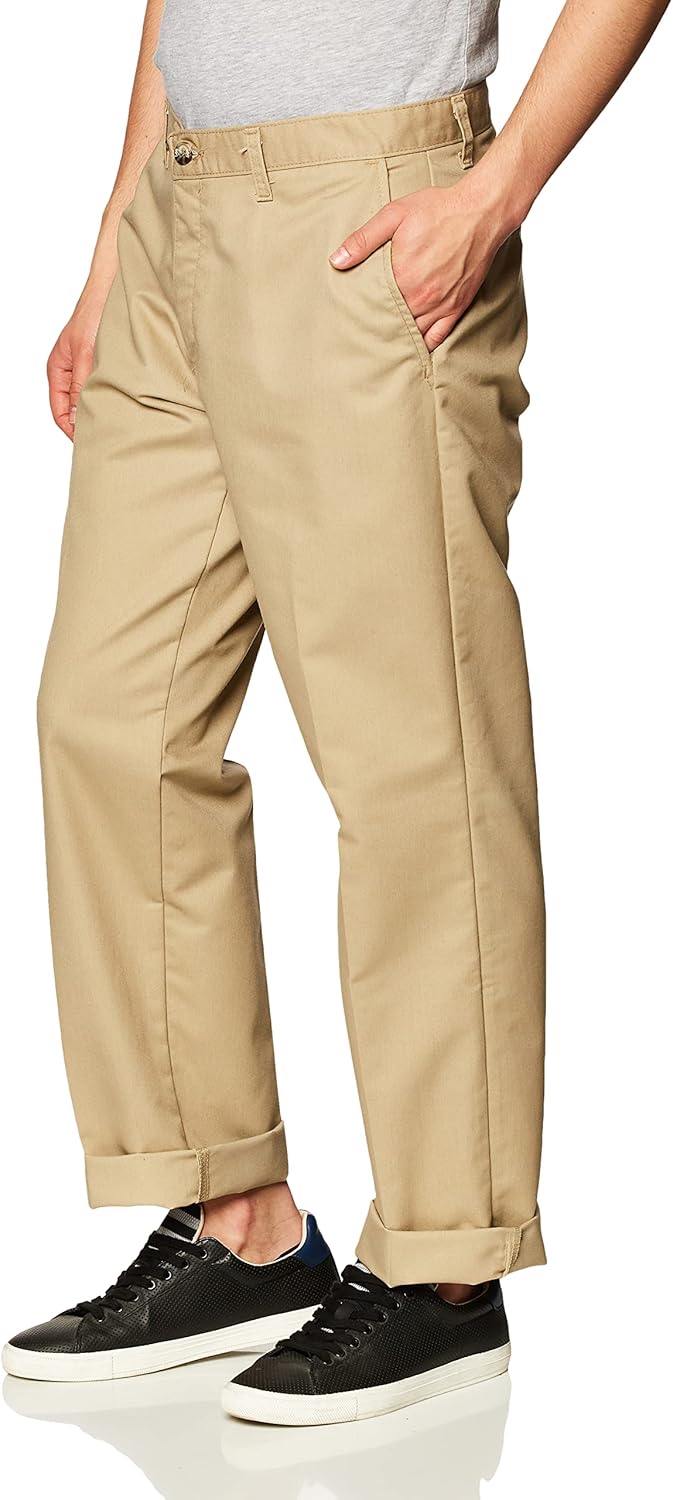 Lee Men's Total Freedom Relaxed Fit Flat Front Pant - Image 2