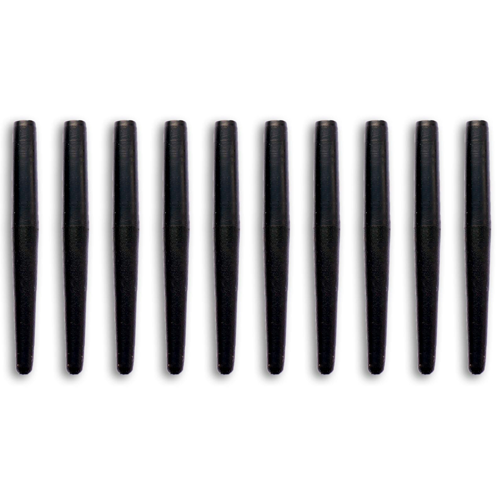 Bank Tackle Anti Tangle Sleeves Small 25mm Rig Making Carp Fishing Tackle Terminal Tackle - 5 Colours Available (Black, x 50 Pack) โ image 1