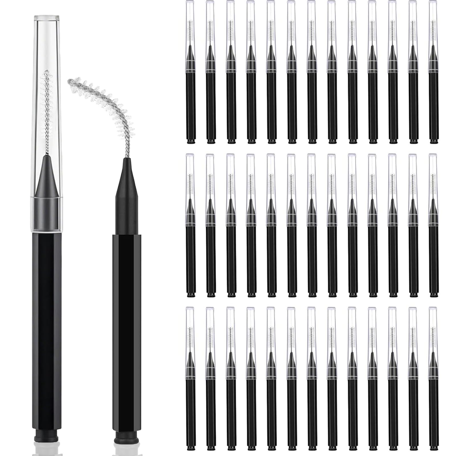 50 Pack Interdental Brushes For Braces, Inter Dental Brush For Teeth, Plastic Dental Brushes Cleaner Between Teeth, Tooth Pick Tool Interdentales With Soft Spiral Brush Head - Efficient Oral Care-image-31