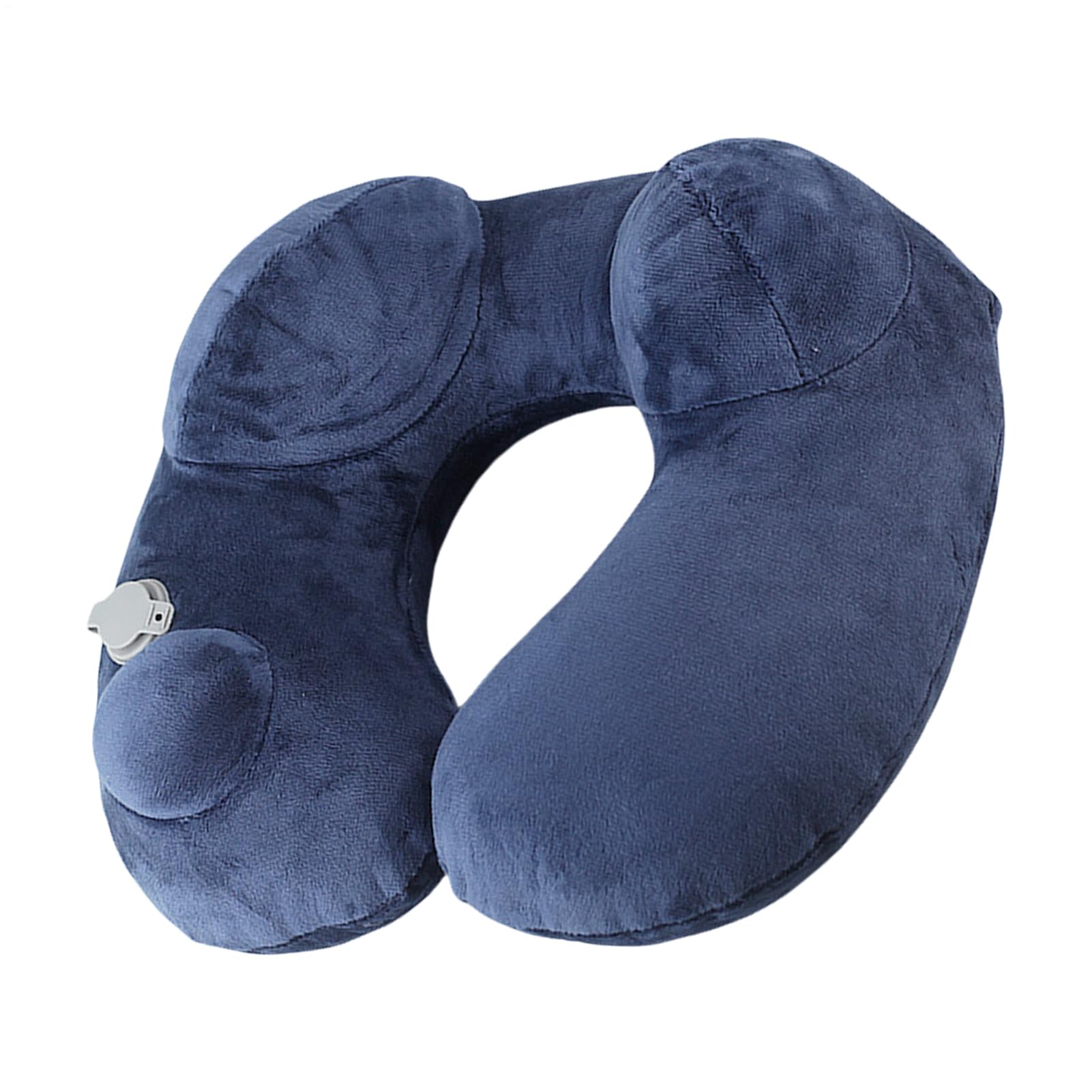 Almohada Inflable Para Viajes - Soporte Cervical Ergonómico, Incluye Funda Lavable Y Bolsa, Ideal Para Aviones, Coches Y Camping