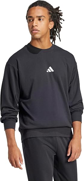 adidas Uomo Essentials FEELCOZY French Terry Sweatshirt - 3