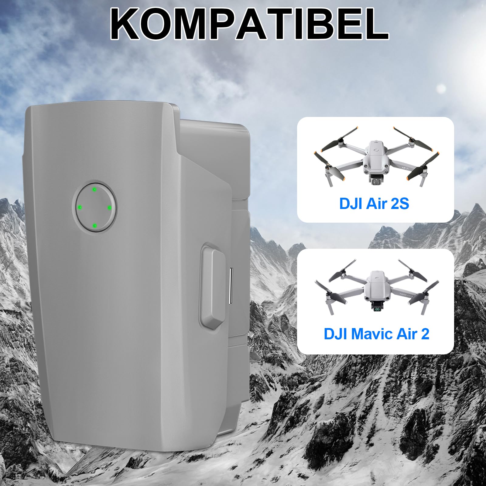Homesuit Mavic Air 2 akumulator, 3500 mAh 11,5 V inteligentny akumulator lotniczy do DJI Mavic Air 2/DJI Mavic Air 2S