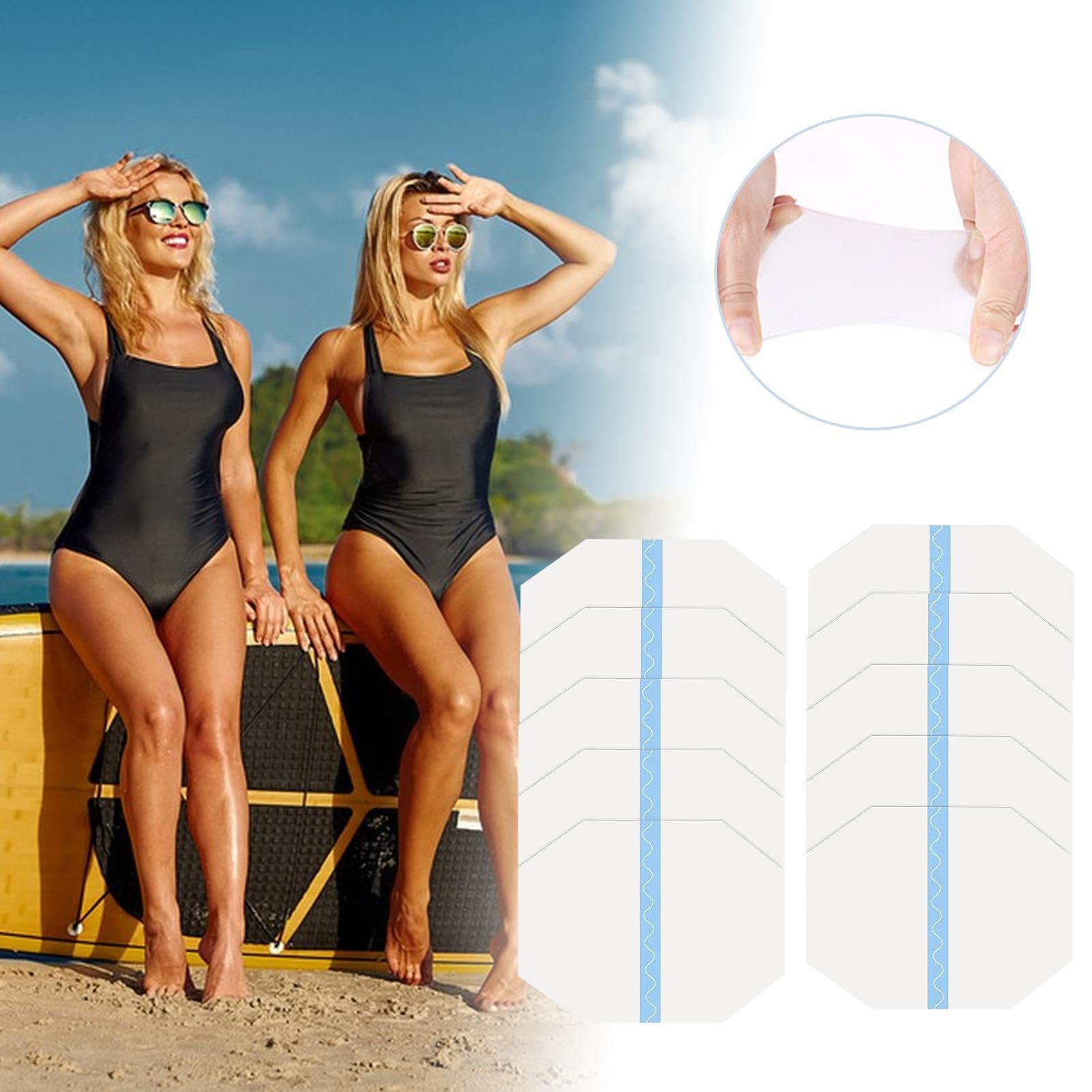 Skin Care Prevention Tape,Friction Tape Transparent Thigh Sticker - Anti Friction Adhesive Octagonal Skin Tape Invisible Sticker Paste for Thigh