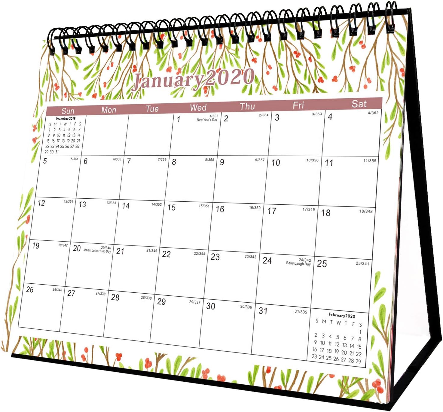 Desktop Calendar Stand Up Desk Calendar 12 Months Desk