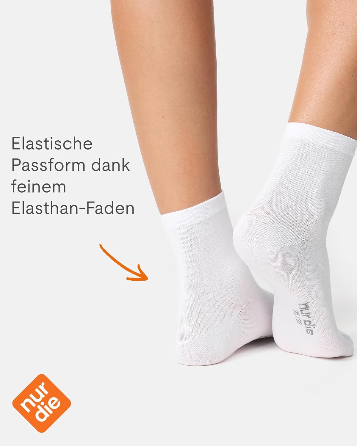 Nur Die Bambus Kurzsocken 2er Pack Damen Kurzschaft Bambussocken Socke  Weich Atmungsaktiv Women's Short Socks, Light Grey, 40 : Amazon.com.be:  Fashion