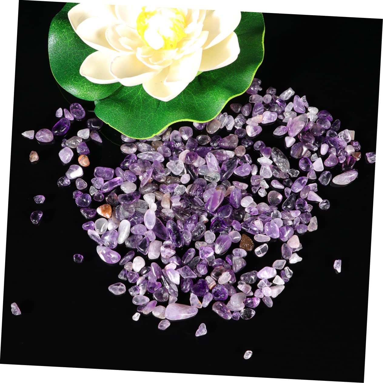 MAGICLULU Pietre Smagnetizzate di Cristallo Naturale da 500 G Ciottoli per Vasi di Fiori Acquari E Paesaggi Esterni