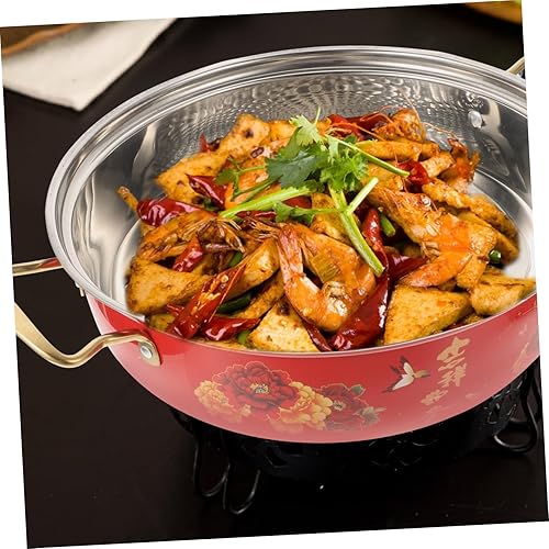 Miniatura 4 de BRIGHTFUFU Olla caliente Olla olla grande olla de cocción olla estofadora con tapa utensilios de cocina antiadherentes ollas coreanas para cocinar