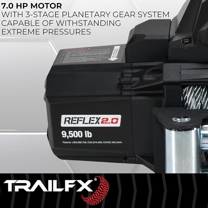 Winch eléctrico 9.5k Trailfx WR295B Reflex 2.0 miniatura 5